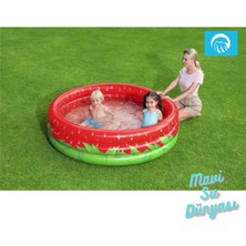 Özgürce Çilek Desenli Yumuşak Havuz, 160X38 Cm, Eğlenceli ve Rahat Kullanım