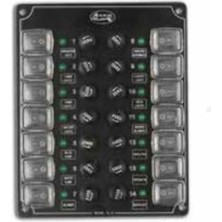 Özgürce 14 Anahtarlı Izoleli Küçük Ebatlı Switch Paneli, Dayanıklı ve Kullanışlı Ürün