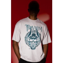 Sevbano Trivium Rock Metal Müzik Grubu Ön Baskılı Unisex Oversize Tişört