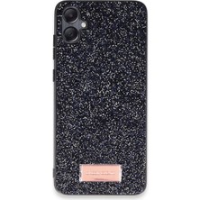 Vintessy Onegif Samsung Galaxy A05 Bright Simli Kapak - Siyah