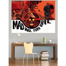 Mushen Studio Mad Max Fury Road Post Apokaliptik Kolaj Kanvas Tablo Duvar Dekoru Sanat Eseri Çerçevesiz Ev Ofis
