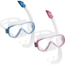 Özgürce Yüzme ve Dalış Için Renkli Şnorkel ve Maske Seti, Konforlu Kullanıma Uygun