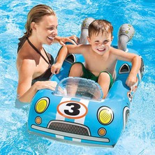 Özgürce Renkli Araba Figürlü Şişme Deniz Yatağı 107X67 Cm, 3+ Yaş Için