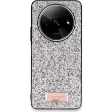 Vintessy Onegif Xiaomi Redmi A3 4g Bright Simli Kapak - Gümüş