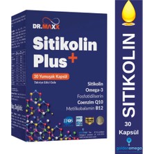 Dr. Maxx Sitikolin Plus+ 30 Kapsül Soft Jel Takviye Edici Gıda Türkiye Menşeli Omega 3 İçerir