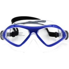 Özgürce Junior Yüzücü Gözlüğü, Konforlu ve Şık Tasarım, Mavi Beyaz Renk