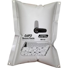 Özgürce Esnek Su Tankı 84×74 cm 75 Lt Gri, Dayanıklı ve Pratik Kullanım