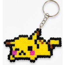 Kerul Pikachu Pixel Boncuk Anahtarlık