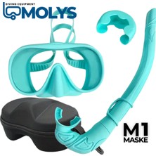 Özgürce M1 Dalış Maskesi, Şnorkel, Kutu ve Anti Fog Filmi ile Huzurlu Deniz Deneyimi