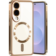 Newface Muratech New  Galaxy S25 Edge Kross Magneticsafe Kapak - Çöl Titanyum