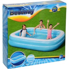 Bestway Yüksek Kaliteli Büyük Şişme Havuz 262X175 Cm, Yaz Günleri Keyfi Için Mükemmel