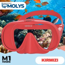 Özgürce M1 Dalış Maskesi Seti, Maske Kutusu, Şnorkel ve Kabı, Anti Fog Film ile