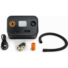 Özgürce Taşınabilir Dijital Hava Kompresörü - Araç, Lastik, Bisiklet, Top Şişirme