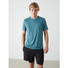 Lc Waikiki Yeni Sezon Bisiklet Yaka Kısa Kollu Erkek Spor Tişört