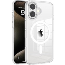 LTG Nova Iphone 16 Gleam Pc Sert Magsafe Kılıf - Şeffaf