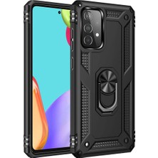 LTG Nova Galaxy A33 5g Kılıf Sofya Yüzüklü Kapak - Siyah