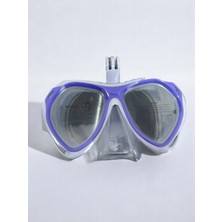 Özgürce Çocuklar Için Mor Speedo Ju Dual Lens Maske ve Şnorkel Seti