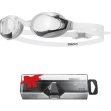 Özgürce Yüzücü Gözlüğü, Şeffaf ve Gümüş Renk, Konforlu ve Dayanıklı Tasarım