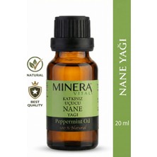Minera Vital Nane Yağı 20 ml (Peppermint Oil) %100 Saf Uçucu Yağ Damlalıklı Cam Şişe