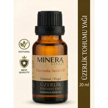 Minera Vital Üzerlik Tohumu Yağı 20 ml (Peganum Harmala Oil) Damlalıklı Cam Şişe