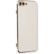 LTG Nova Iphone 7 Kılıf Volet Silikon - Beyaz