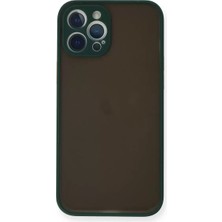 LTG Nova Iphone 12 Kılıf Montreal Silikon Kapak - Yeşil