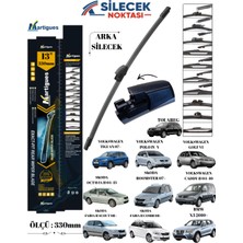 Martigues Martıgues Araca Özel Arka Silecek Bmw X3 10> Skoda Fabıa Iı Combı 08> Fabıa Iı Scout 08> Octavıa Iı 04>13 Roomster 07> Volkswagen Caddy Iıı 04>10 Golf Iv Polo Iv-V Tıgua   Ölçü : 330MM/13"  RS13330S100
