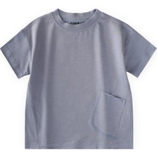 Cigit T-Shirt 1-8 Yaş Pastel Mavi