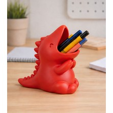 MurayTekno Dinazor Şekilli Masaüstü Kalemlik – Dekoratif Kalem Tutucu & Organizer🦖