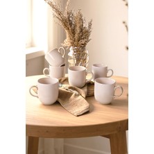 Keramika Krem Ekinoks Kupa 10 cm 6 Adet 030