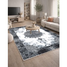 Lioara Home Klasik Modern Dijital Baskı Halı |  Yıkanabilir Kaymaz Taban Salon & Yatak Odası Halısı
