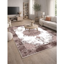 Lioara Home Klasik Modern Dijital Baskı Halı |  Yıkanabilir Kaymaz Taban Salon & Yatak Odası Halısı