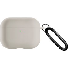 Airpods Pro 3 Uyumlu Kılıf M-Safe Şarj Özellikli Native Union Active Serisi Krem