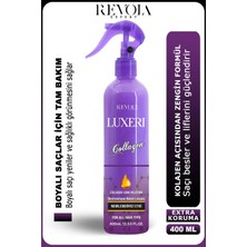 Luxeri Collagen Fön Suyu 400 ml boyalı saçlara özel ve Kolay Şekillendirici Saç Bakımı