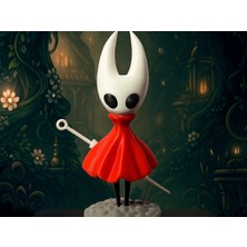 3D Baskı Zamanı Hornet Figürü - 3D Yazıcı Tasarım Hollow Knight Biblosu - Kırmızı Pelerinli Hornet