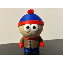 3D Baskı Zamanı Stan Marsh Figürü - 3D Yazıcı South Park Biblo - Kırmızı Ponponlu Şapkalı Koleksiyon Figürü