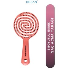 Ocean Oval Kolay Temizlenebilir Saç Fırçası Pembe ASU-293
