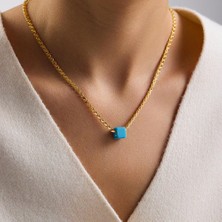 Sembol Gold 14 Ayar Halep (Pullu) Altın Kolye 3 mm 3.70 Gram 45 cm