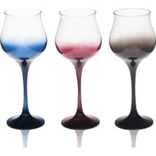 Ata Store Ayaklı Amber Mavi Kırmızı Bardak ROYALEKS-SGM08388