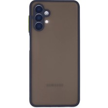 LTG Nova Galaxy A04S Kılıf Montreal Silikon Kapak - Lacivert