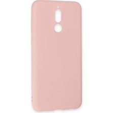 LTG Nova Mate 10 Lite Kılıf Nano Içi Kadife Silikon - Pudra