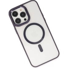 LTG Nova Iphone 13 Kılıf Room Magneticsafe Silikon - Derin Mor