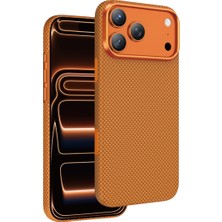 Keephone Apple iPhone 17 Pro Kılıf Desenli Karbon Fiber Kevlar Norra Magsafe Kapak
