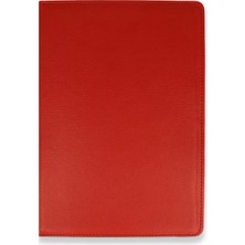 LTG Nova Mediapad T5 10 Kılıf 360 Tablet Deri Kılıf - Kırmızı