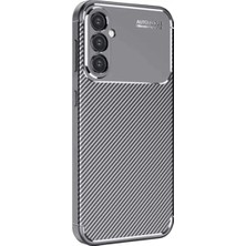 LTG Nova Galaxy A26 Kılıf Auto Focus Karbon Kapak - Gri