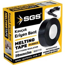 Sgs 1115 Kauçuk Eriyen Bant 20MM 3m