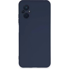 LTG Nova Poco M5 Kılıf Nano Içi Kadife Silikon - Lacivert
