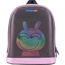 Toyfest Zampago Moodbag LED Ekranlı Sırt Çantası Pembe