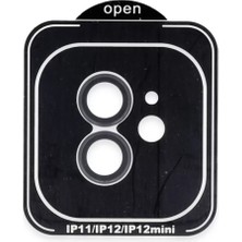 LTG Nova Iphone 11 Pvd Metal Kamera Lens - Siyah