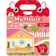 Toyfest Tekrar Tekrar Kullanılabilen Ilk Sticker Kitabım My House